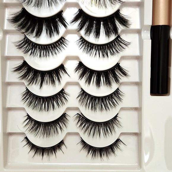 Brand New MAGNETIC ASSORTED EYELASHES & EYELINER-10CT - Picture 4 of 4